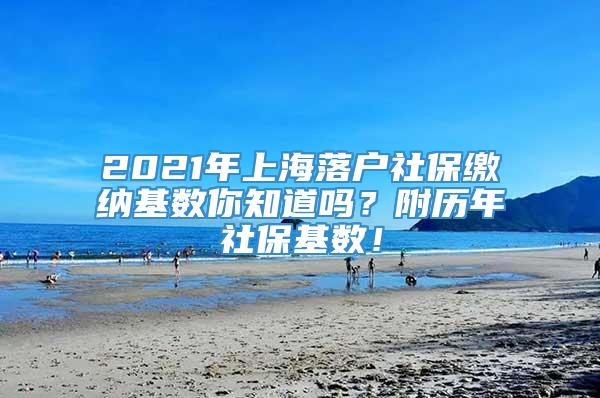 2021年上海落户社保缴纳基数你知道吗？附历年社保基数！