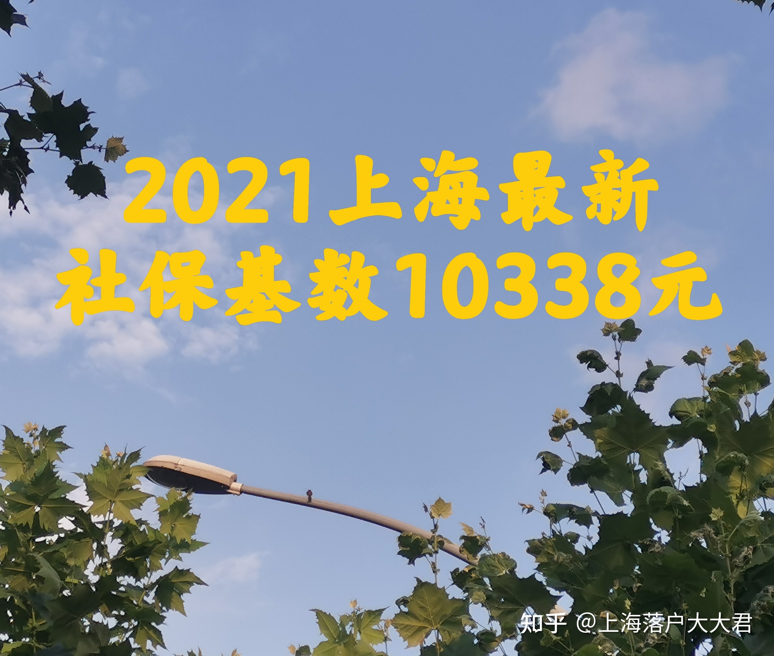 2021年7月上海最新社保基数10338