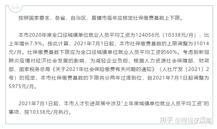 2021年最新社保基数出炉！想要落户上海的留学生注意！