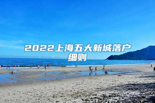 2022上海五大新城落户细则