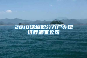 2018深圳积分入户办理推荐哪家公司