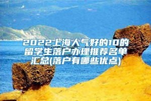 2022上海人气好的10的留学生落户办理推荐名单汇总(落户有哪些优点)