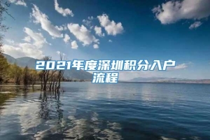 2021年度深圳积分入户流程