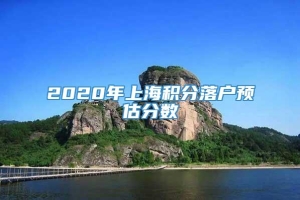 2020年上海积分落户预估分数