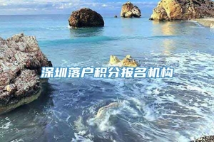 深圳落户积分报名机构