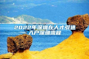 2022年深圳在人才引进入户深圳流程