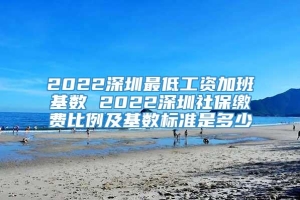 2022深圳最低工资加班基数 2022深圳社保缴费比例及基数标准是多少